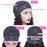 Headband Wig Kinky Curly Human Hair Scarf Wig - 100% Real Human Hair - Adjustable & Comfortable Fit - Easy to Wear & Style