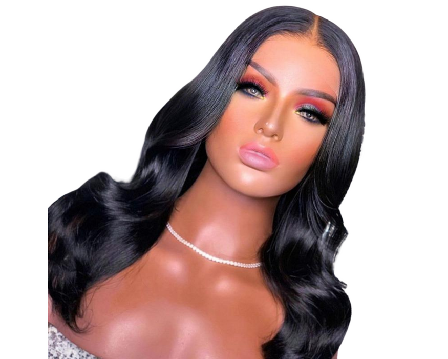 Short Wigs Closure Wig Transparent Lace Front Body