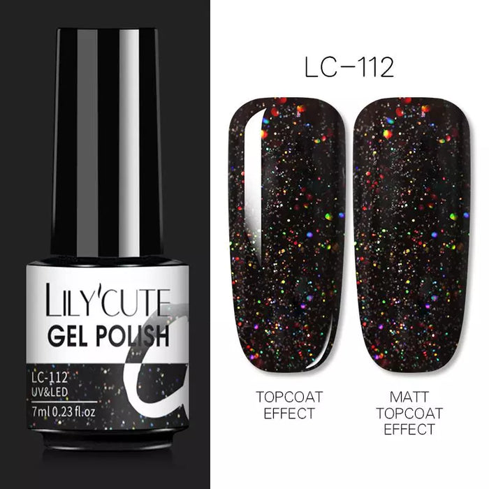 LILYCUTE Thermal Gel Nail Polish - Easy Application, Long Lasting & Quick Drying Formula - Perfect for DIY Nail Art at Home or Professional Use | 7ml