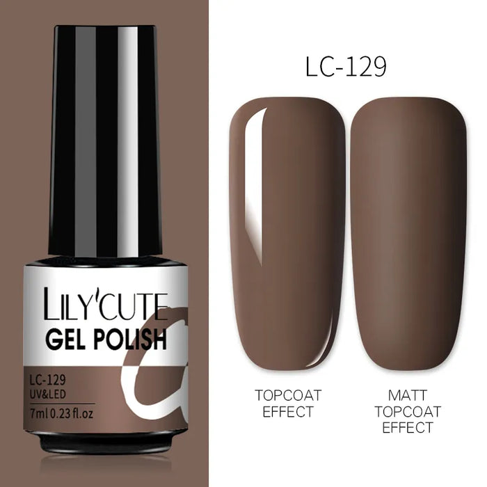 LILYCUTE Thermal Gel Nail Polish - Easy Application, Long Lasting & Quick Drying Formula - Perfect for DIY Nail Art at Home or Professional Use | 7ml