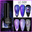 LILYCUTE Magnetic Gel Polish Set - Semi Permanent & Long Lasting Nail Art Collection - Easy Application & Salon-Quality Finish