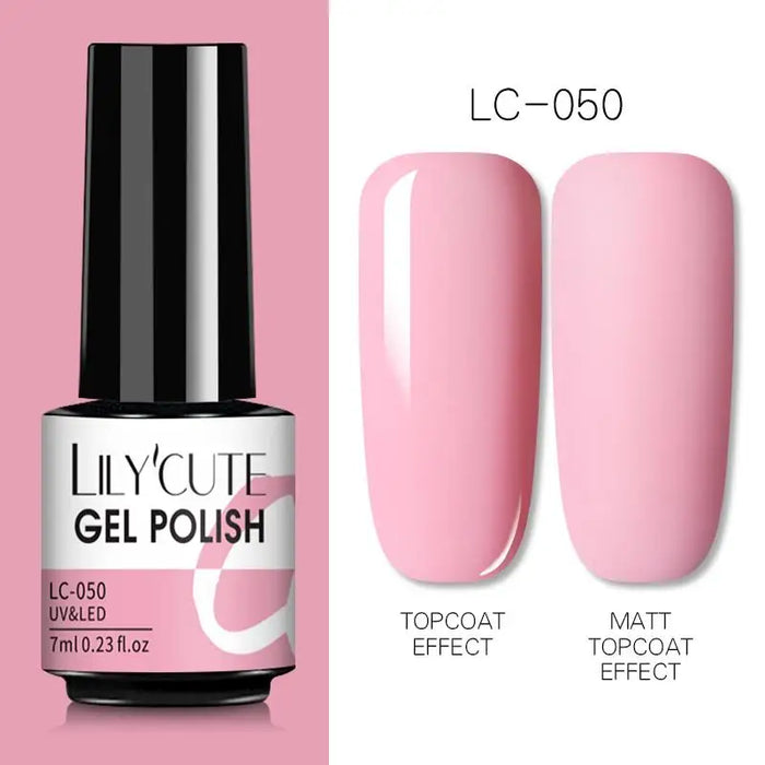 LILYCUTE Thermal Gel Nail Polish - Easy Application, Long Lasting & Quick Drying Formula - Perfect for DIY Nail Art at Home or Professional Use | 7ml