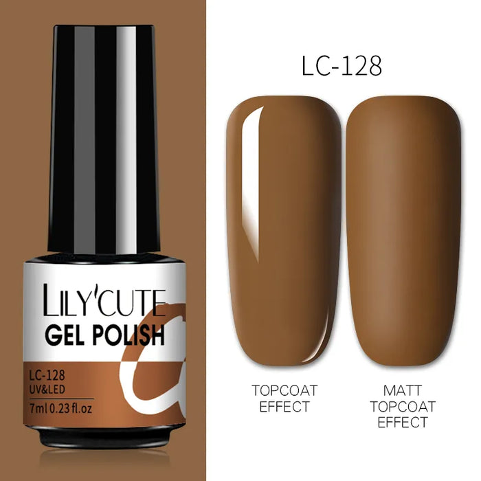 LILYCUTE Thermal Gel Nail Polish - Easy Application, Long Lasting & Quick Drying Formula - Perfect for DIY Nail Art at Home or Professional Use | 7ml