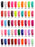 Vibrant Color Gel Nail Polish Varnishes for Manicure - High Gloss Finish & Long Lasting Gel Top Coat for Nails - Easy Application & Quick Drying - Perfect for DIY Nail Art & Professional Use | 15ml