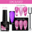 LILYCUTE Magnetic Gel Polish Set - Semi Permanent & Long Lasting Nail Art Collection - Easy Application & Salon-Quality Finish