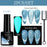 LILYCUTE Magnetic Gel Polish Set - Semi Permanent & Long Lasting Nail Art Collection - Easy Application & Salon-Quality Finish