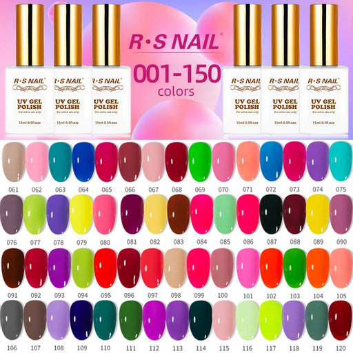 Vibrant Color Gel Nail Polish Varnishes for Manicure - High Gloss Finish & Long Lasting Gel Top Coat for Nails - Easy Application & Quick Drying - Perfect for DIY Nail Art & Professional Use | 15ml