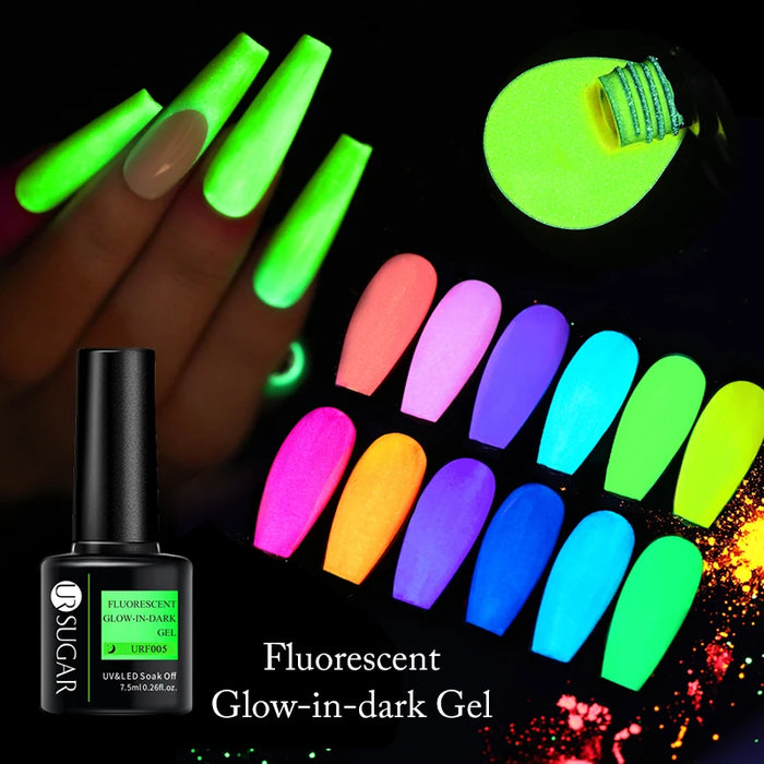 UR SUGAR 7.5ml Fluorescent Neon Glow-in-dark Gel