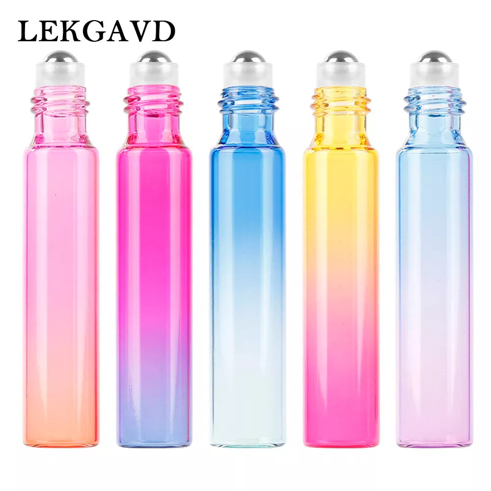 Gradient Color Essential Oil Perfume Bottle Roller Bal