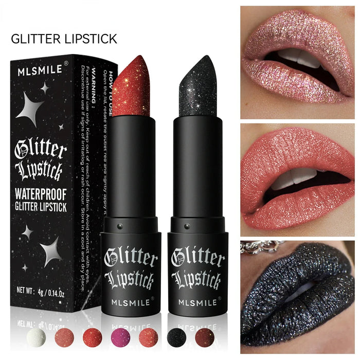 Glitter Diamonds Matte Lipstick Waterproof Long