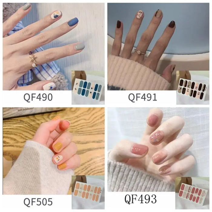 Nail Polish Strips Self-Adhesive Art Design Sticker