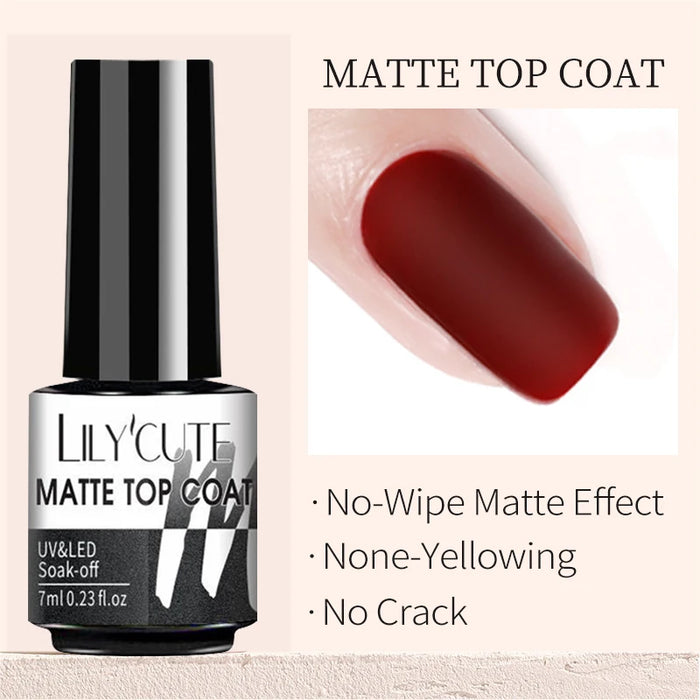 LILYCUTE Magnetic Gel Polish Set - Semi Permanent & Long Lasting Nail Art Collection - Easy Application & Salon-Quality Finish