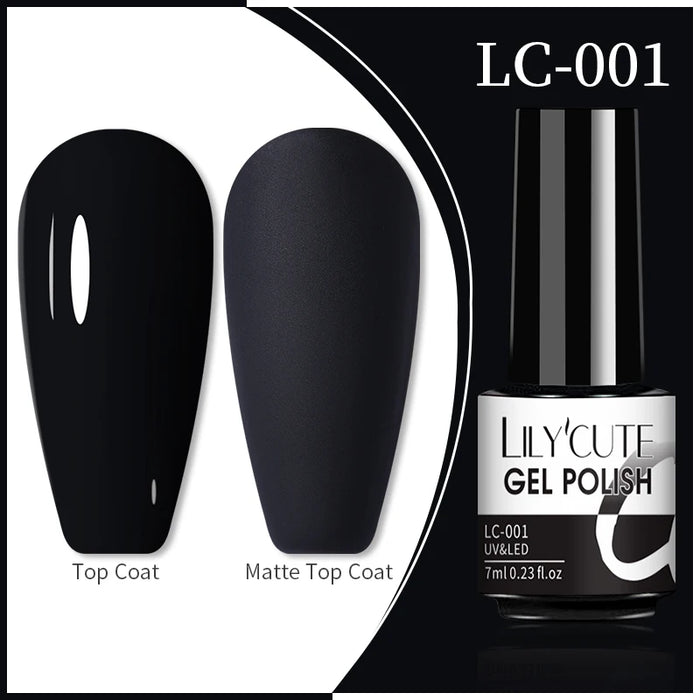 LILYCUTE Magnetic Gel Polish Set - Semi Permanent & Long Lasting Nail Art Collection - Easy Application & Salon-Quality Finish