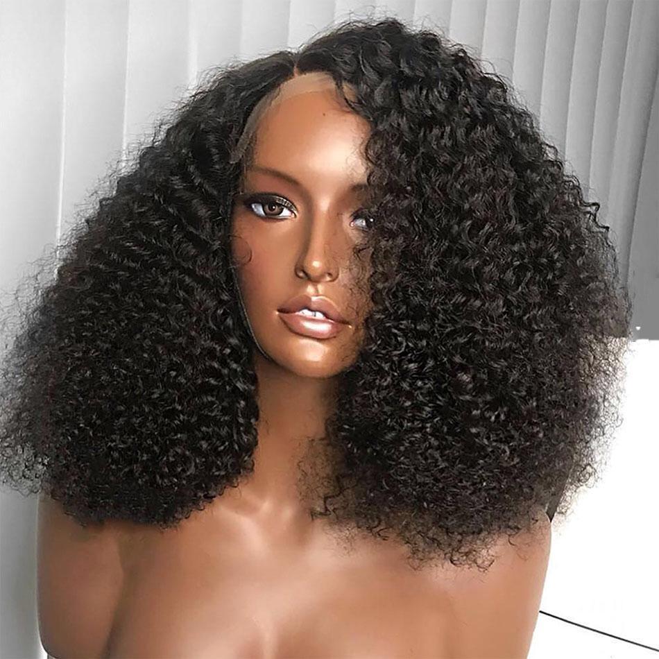 Afro Kinky Curly Wig - 5x5 Lace Closure - Premium Human Hair - Natural Look & Luxurious Volume - Perfect for Bold & Defined Curls - Comfortable Fit for Everyday Wear & Special Events