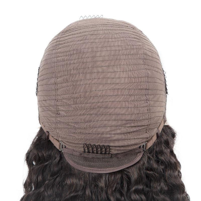 Transparent Lace Front  Curly Human Hair Wigs