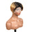 Ombre Short Bob Pixie Cut Lace Front Hair Wigs